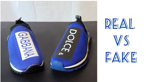 real vs fake dolce and gabbana sneakers|Dolce & Gabbana shoes for sale.